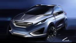 Peugeot Urban Crossover Concept - szkic auta