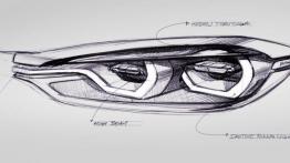 BMW serii 4 Coupe Concept - szkic elementu nadwozia