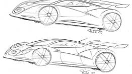 Seat Cupra GT - szkic auta