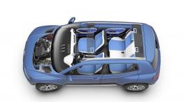 Volkswagen Taigun Concept - schemat konstrukcyjny auta