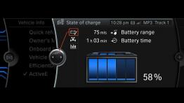 BMW ActiveE Concept - komputer pokładowy