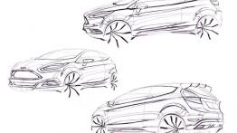 Ford Fiesta ST Concept - szkic auta