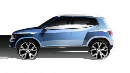 Volkswagen Taigun Concept - szkic auta