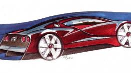 Seat Cupra GT - szkic auta