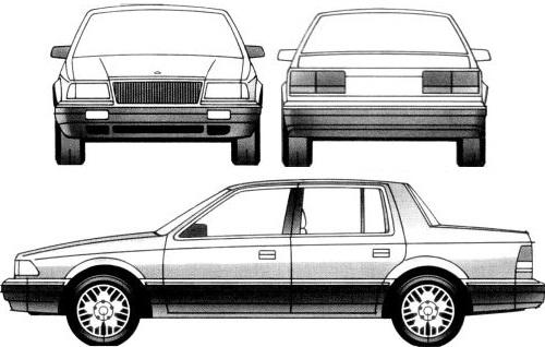 Szkic techniczny Chrysler Saratoga