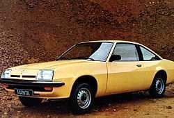 Opel Manta B - Dane techniczne