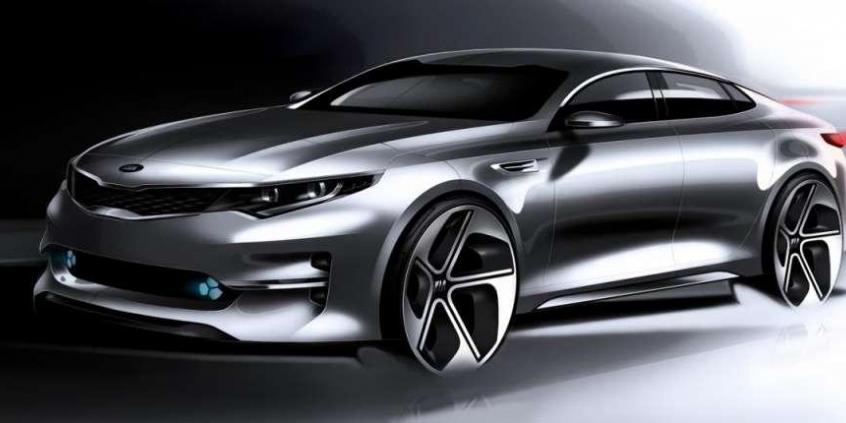 Kia Optima na pierwszych szkicach przed debiutem