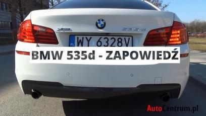 BMW 535d xDrive - zapowiedź testu