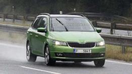 Skoda Fabia Combi nakryta (prawie) bez kamuflażu!
