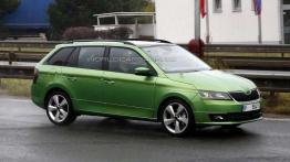 Skoda Fabia Combi nakryta (prawie) bez kamuflażu!