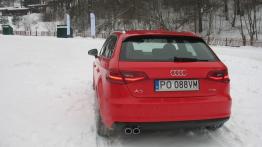 Audi A3 8V Sportback w Krynicy-Zdroju - widok z tyłu