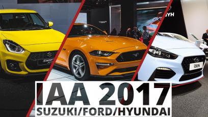 Frankfurt 2017 - Suzuki, Ford, Hyundai