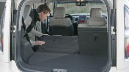 Kia Soul - tylna kanapa złożona, widok z bagażnika