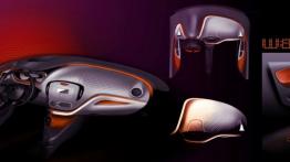 Renault Captur - szkic wnętrza