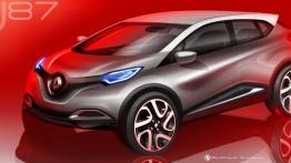 Renault Captur - szkic auta