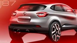 Renault Captur - szkic auta