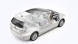 Toyota Prius Plus - schemat konstrukcyjny auta