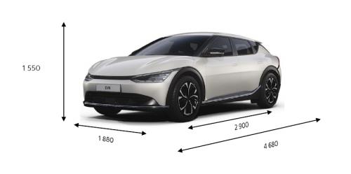 Szkic techniczny Kia EV6 I Crossover