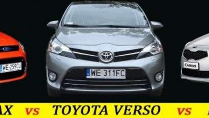 Bitwa o rodzinę, czyli starcie trzech minivanów - Toyota Verso
