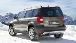 Skoda Yeti 4x4 - widok z tyłu