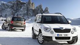 Skoda Yeti 4x4 - widok z przodu