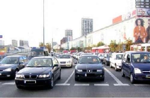 Jazda w mieście na motocyklu