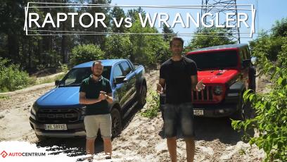 Jeep Wrangler Rubicon vs Ford Ranger Raptor – uśmiechy na godzinę