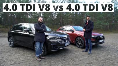 Audi SQ8 vs VW Touareg V8 - na tym samym wózku