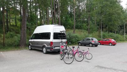 #Volkswagen #camper #Crafter #Grandcalifornia #rowery #wycieczka